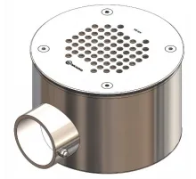 Слив донный из нерж. стали (универс.) Aquaviva 2'', AISI 304 (D165 мм)