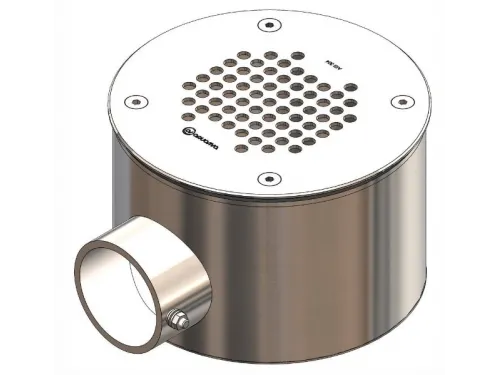 Слив донный из нерж. стали (универс.) Aquaviva 2'', AISI 304 (D165 мм)