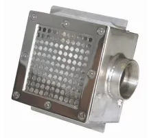 Слив донный (универс.) квадратный 150х150 - 2"В M.SD.KV, из нерж. стали