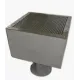 Слив донный (универс.) 400х400 мм. АТ 04,18 из нерж. стали AISI-304