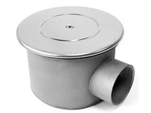 Слив донный (универс.) D=165 мм, ативихревой, АТ 04,02M, из нерж. стали AISI-316