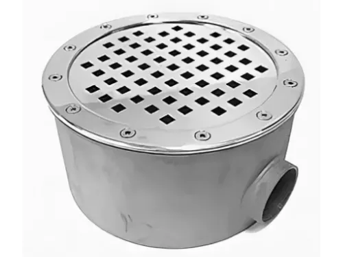 Слив донный (универс.) D=250 мм. АТ 04,03 из нерж. стали AISI-304