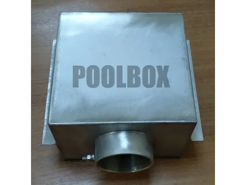 Слив донный (универс.) квадратный 150х150 - 2"В M.SD.KV, из нерж. стали