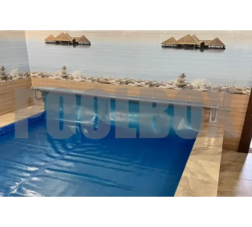 Сматывающее устройство АТ из нержавеющей стали со стеновыми опорами (любые размеры)