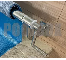 Сматывающее устройство АТ из нержавеющей стали со стеновыми опорами (любые размеры)