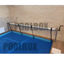 Сматывающее устройство из нержавеющей стали Flexinox с фланцевыми опорами