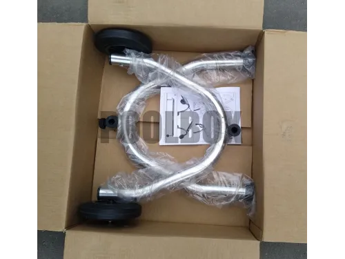 Сматывающее устройство из нержавеющей стали Flexinox с колесными опорами