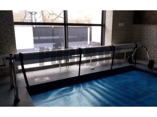 Сматывающее устройство из нержавеющей стали Flexinox с колесными опорами