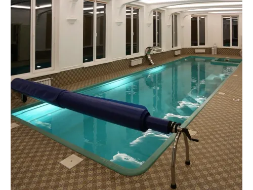 Сматывающее устройство из нержавеющей стали Flexinox с колесными опорами