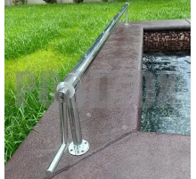 Сматывающее устройство АТ из нержавеющей стали с фланцевыми опорами (любые размеры)