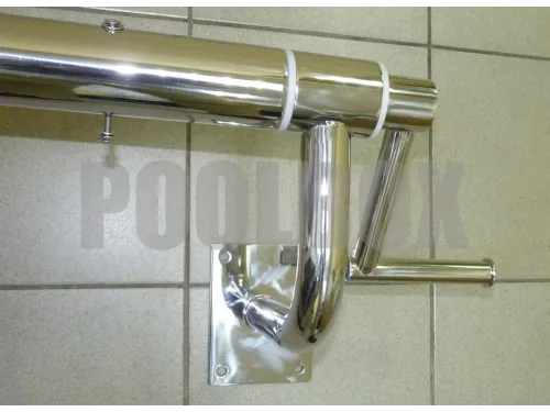 Сматывающее устройство АТ из нержавеющей стали со стеновыми опорами (любые размеры)