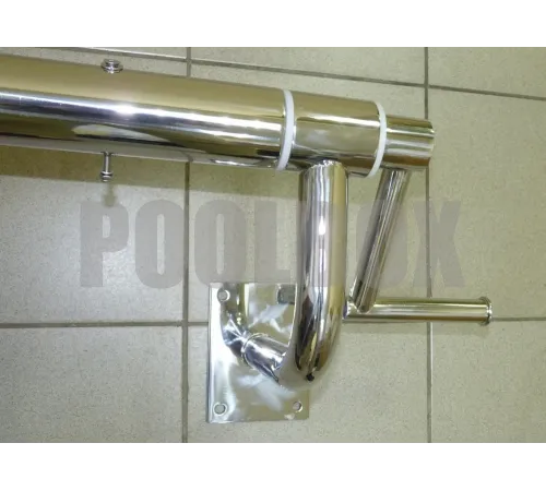 Сматывающее устройство АТ из нержавеющей стали со стеновыми опорами (любые размеры)