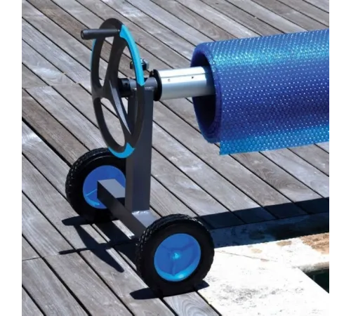 Штанга телескопическая (комплект трехсекционных трубок) Vagnerpool 80 мм (5,4-7,1м) для пузырькового покрытия (без опор)