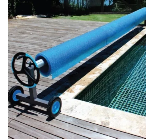 Штанга телескопическая (комплект трехсекционных трубок) Vagnerpool 80 мм (5,4-7,1м) для пузырькового покрытия (без опор)