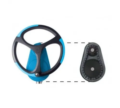 Опоры колесные (наматывающее устройство) Kokido Alux K946BX/80 c усилителем Presto (без вала)