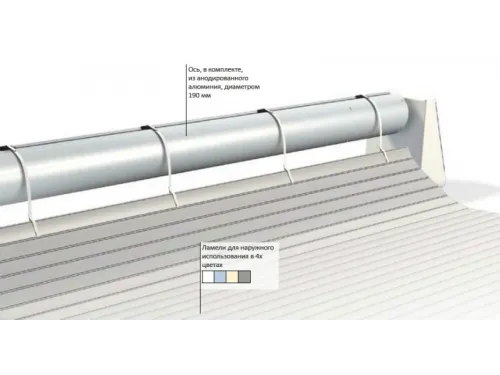 Ручное сматывающее устройство для жалюзи Aquadeck EM  Procopi