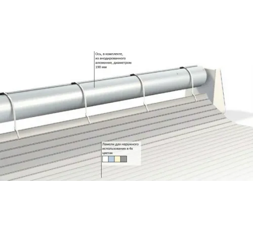 Ручное сматывающее устройство для жалюзи Aquadeck EM  Procopi