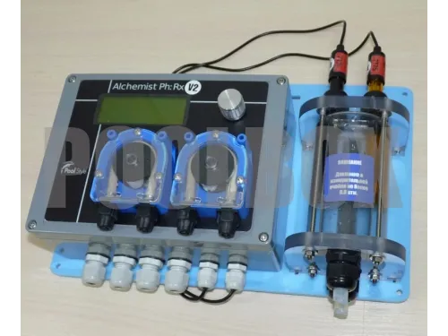 Станция контроля и дозирования хим. реагентов (PH/Redox) Alchemist Ph Rx Poolstyle (перист. насосы 6 л/час)
