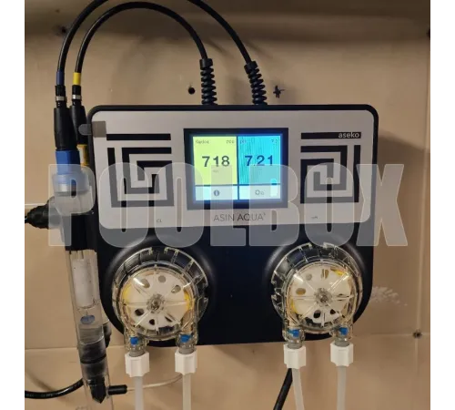 Станция контроля и дозирования хим. реагентов (PH/O2) ASIN AQUA ASEKO