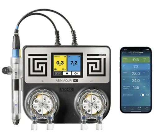 Станция контроля и дозирования хим. реагентов (PH/O2) ASIN AQUA NET ASEKO