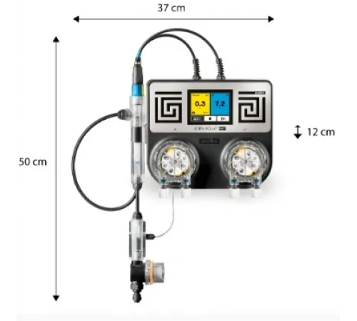 Станция контроля и дозирования хим. реагентов (PH/O2) ASIN AQUA NET ASEKO