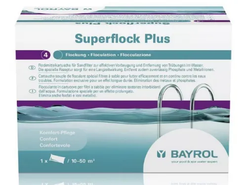 Суперфлок Плюс 1 кг. Bayrol коагулянт, удаление взвесей, осветление воды
