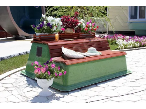 Технический приямок композитный 1,97*1,66*1,0 м. с крышкой "диван" Франмер