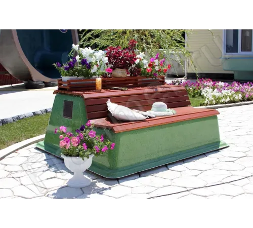 Технический приямок композитный 1,97*1,66*1,0 м. с крышкой "диван" Франмер