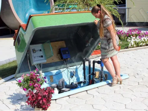 Технический приямок композитный 1,97*1,66*1,0 м. с крышкой "диван" Франмер