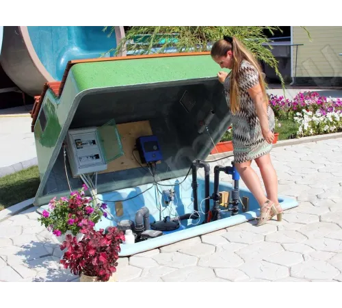 Технический приямок композитный 1,97*1,66*1,0 м. с крышкой "диван" Франмер