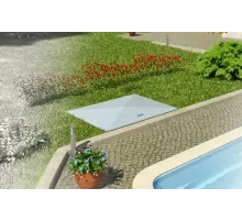 Технический приямок композитный 1,97*1,66*1,0 м. с крышкой "домик" Франмер