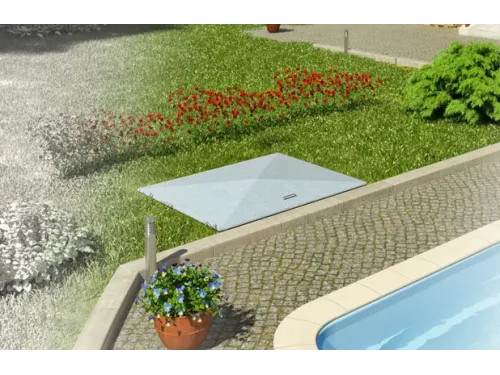 Технический приямок композитный 1,97*1,66*1,0 м. с крышкой "домик" Франмер