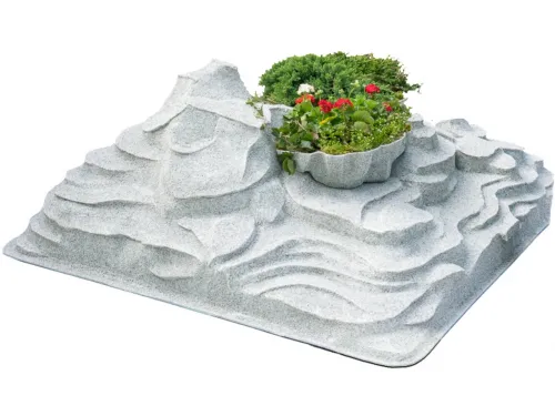 Технический приямок композитный 1,97*1,66*1,0 м. с крышкой "альпийская горка" Франмер