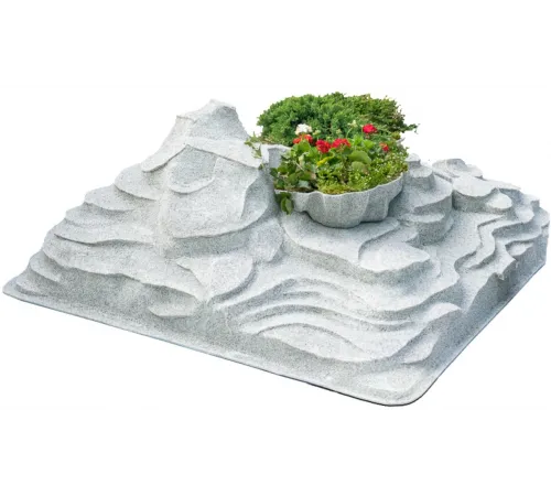 Технический приямок композитный 1,97*1,66*1,0 м. с крышкой "альпийская горка" Франмер