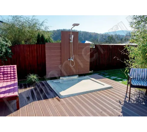 Технический приямок композитный 1,97*1,66*1,0 м. с крышкой "душ. площадка" Франмер