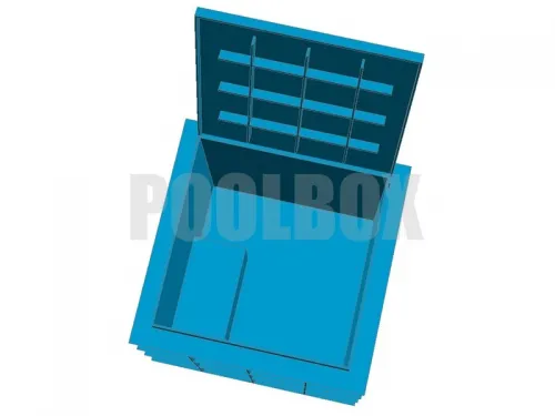 Технический приямок из полипропилена, 1,2*1,2*1,0 м., с крышкой