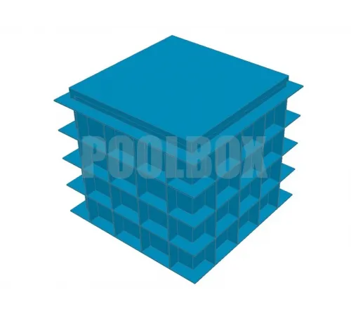 Технический приямок из полипропилена, 1,4*1,4*1,2 м., с крышкой