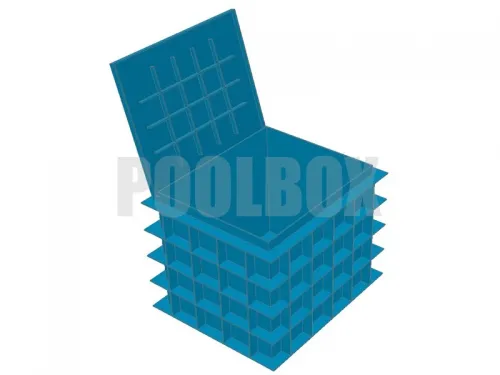 Технический приямок из полипропилена, 1,65*1,4*1,2 м., с крышкой