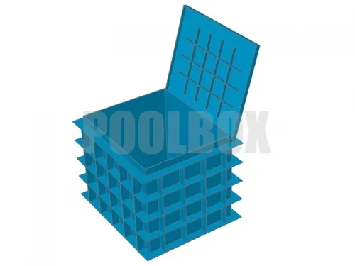 Технический приямок из полипропилена, 1,65*1,4*1,2 м., с крышкой