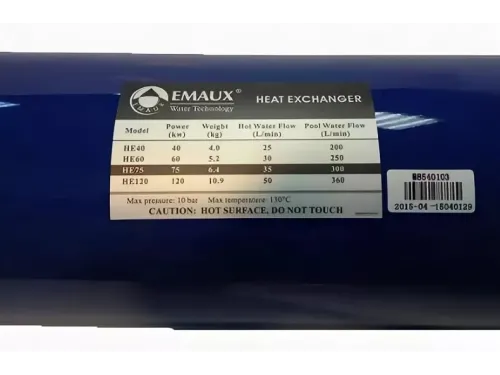 Теплообменник 75 кВт (вертик.) HE75 Emaux