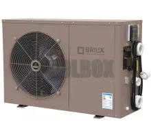 Тепловой насос 3.8-17 кВт BRILIX inverBOOST XHPFD160 E инверторный (до 75 м.куб., подогрев/охлаждение)