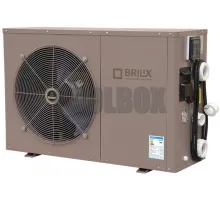 Тепловой насос 3.8-17 кВт BRILIX inverBOOST XHPFD160 E инверторный (до 75 м.куб., подогрев/охлаждение)