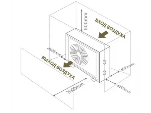 Тепловой насос 12 кВт BRILIX XHPFDPLUS 140 (до 60 м.куб., подогрев/охлаждение)