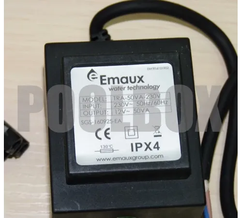 Трансформатор 50Вт/12В Emaux TRA-50VA