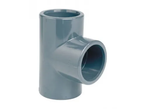 Тройник д. 90 мм. клеевое ПВХ 90° Effast