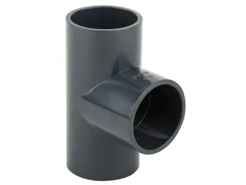 Тройник д. 90 мм. клеевое ПВХ 90° Aquaviva