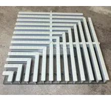 Угловой элемент 90 гр. для переливной решетки 22/34 мм.