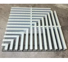 Угловой элемент 90 гр. для переливной решетки 22/34 мм.