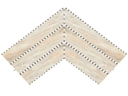 Угловой элемент 90 гр. для переливной решетки под плитку