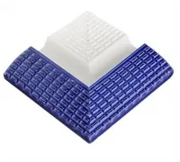 Угловой (внешний) элемент с поручнем SertekPool 12х12 см. кобальт